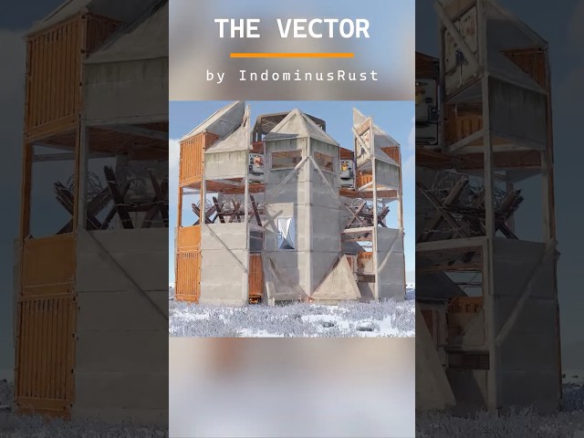 VECTOR - META MINI-Funnel Wall SOLO/DUO Base Design 2025! #basedesign #rust2025