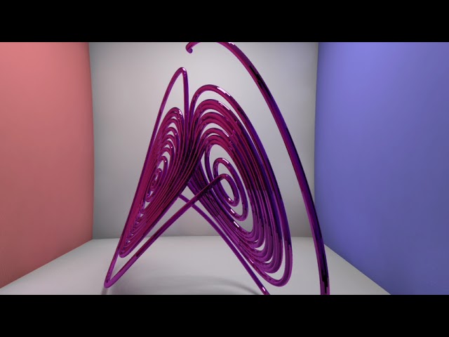 [VR180 3D] Lorenz Attractor Pipe HQ
