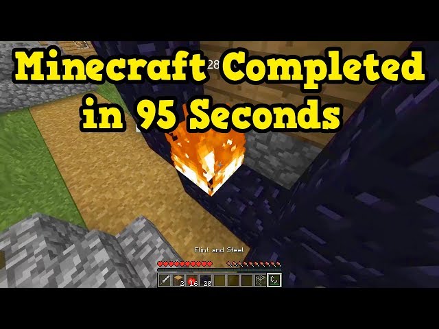 Minecraft World Record - BEATEN in 95 Seconds!? Analysis