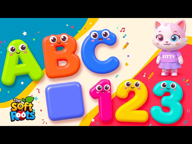 Preschool Learning activities for 3 year olds at home | Learn ABC Phonics Shapes Numbers Colors 🌈