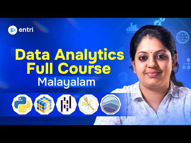 Complete Data Analytics Course in Malayalam 2025 | Learn Excel, SQL, Power BI, Python & More