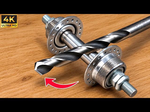 The best way to sharpen a drill bit in just 1 minute! A really simple but very effective method