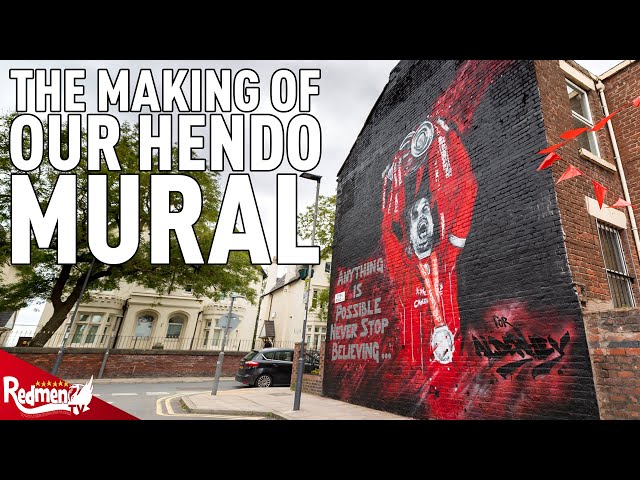 The Making of our Jordan Henderson Mural | 10 Years of Redmen TV