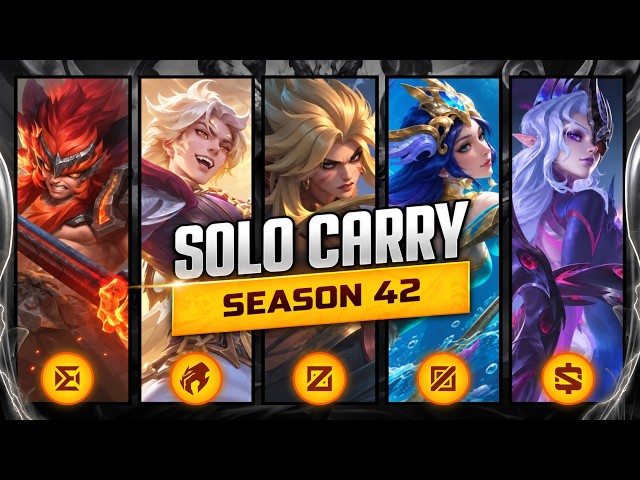 BEST Solo Carry Heroes in Season 42! Updated Meta for Every Role