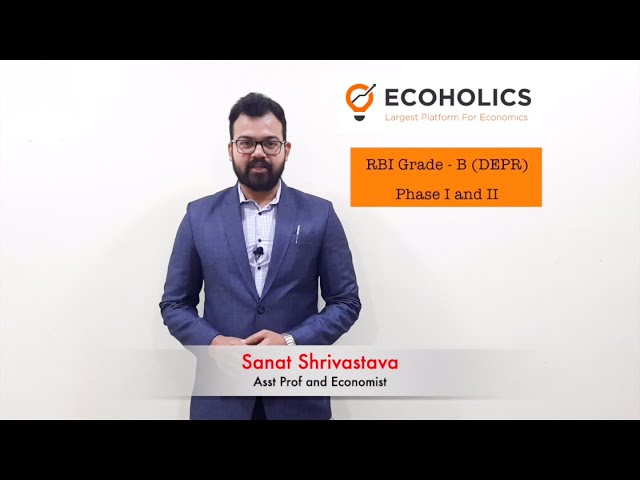 RBI Grade B DEPR Details | Course available on Ecoholics app