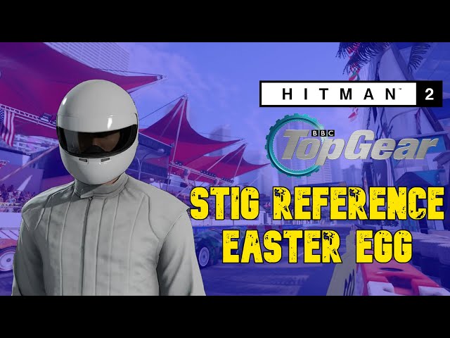 Agent 47 The Stig Top Gear Easter Egg/Reference | Hitman 2 #shorts