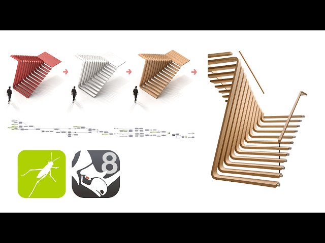 How to Create Parametric Stairs in Grasshopper for Rhino | Full Tutorial