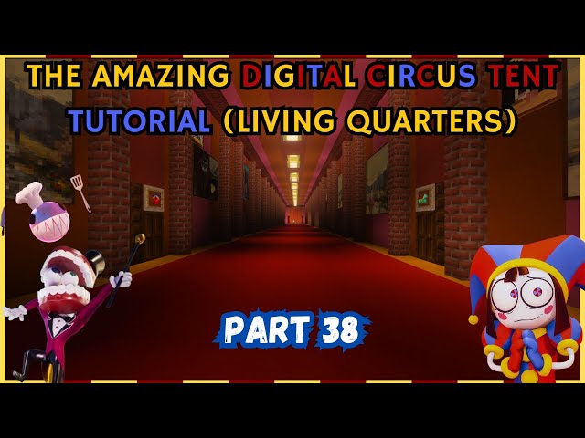 How To Make The Amazing Digital Circus Tent! (Part 38) (Minecraft Tutorial)