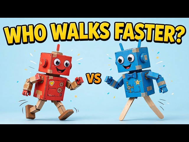 How to Make a Walking Robot at Home – 2 Easy DIY Walking Robots!