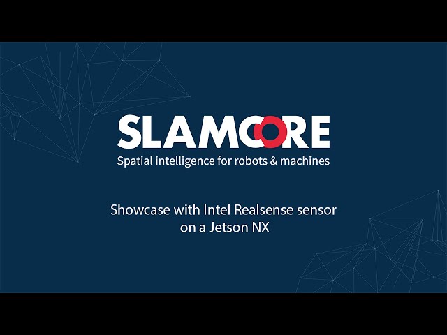 SLAMcore Showcase with Intel RealSense depth camera on the ARM CPU of a Jetson NX