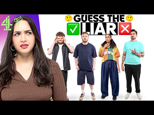 2 Liars vs 3 Comedians. Find the imposters.