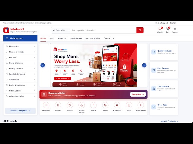 How We Developed This Modern E-commerce Website From Scratch 🚀 | Full Website Development