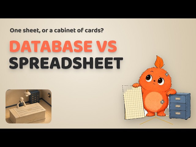 Database vs Spreadsheet — Why Two Edits at Once Break Everything