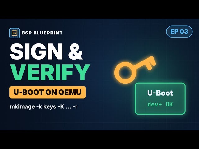 Sign & Verify a FIT Image with U-Boot on QEMU | Secure Boot EP03