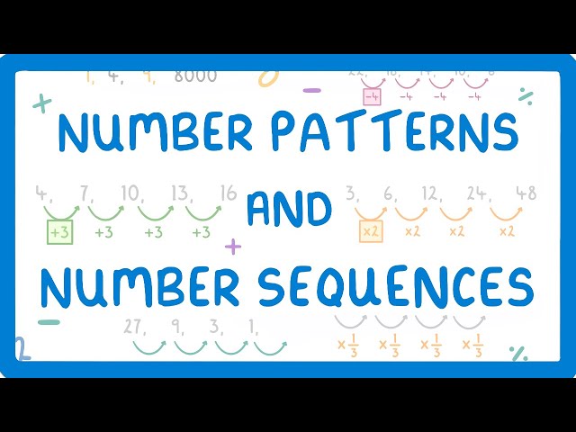 GCSE Maths - Types of Number Sequences - Arithmetic vs Geometric (2026/27 exams)