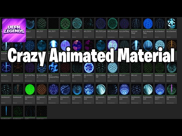 Crazy Animated Material for your maps ( uefn legends )