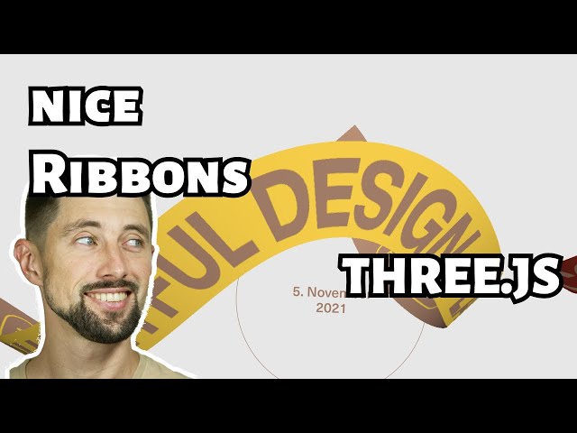 Creating nice ribbons with three.js #14