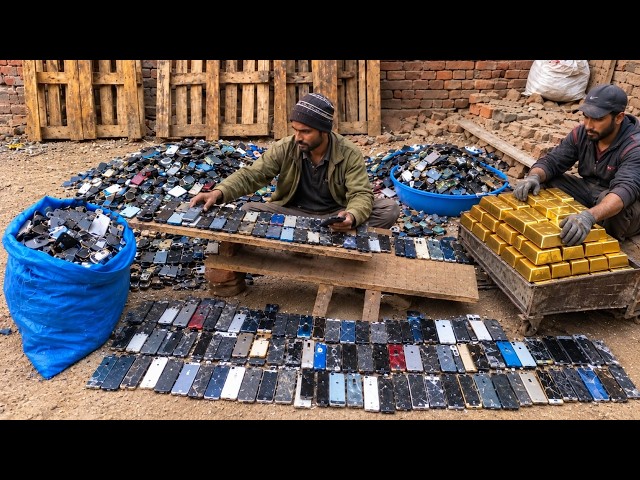 How Old Mobile phones Are Recycled Into 24K Pure Gold | Gold Recovery Process