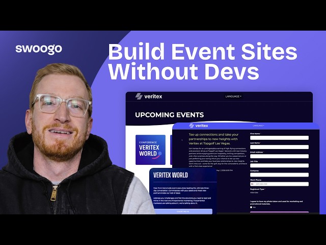 How to Build an Event Website Without a Developer