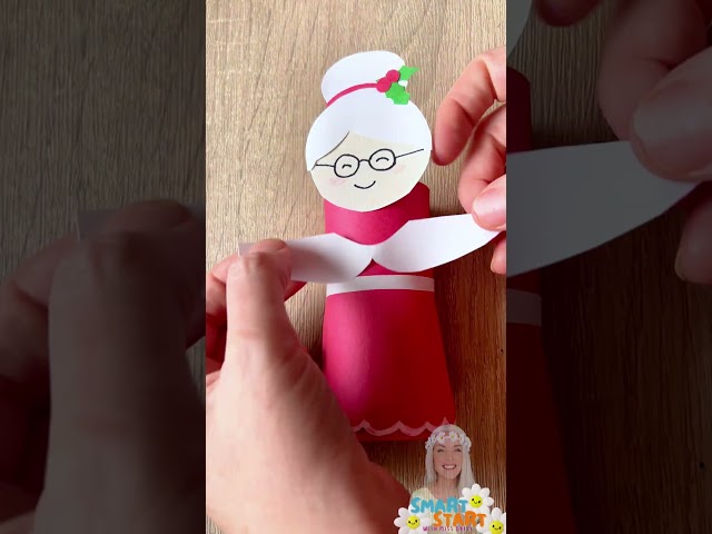 Toilet Roll Mrs. Claus Craft for Kids | Easy Christmas DIY 🎄❤️