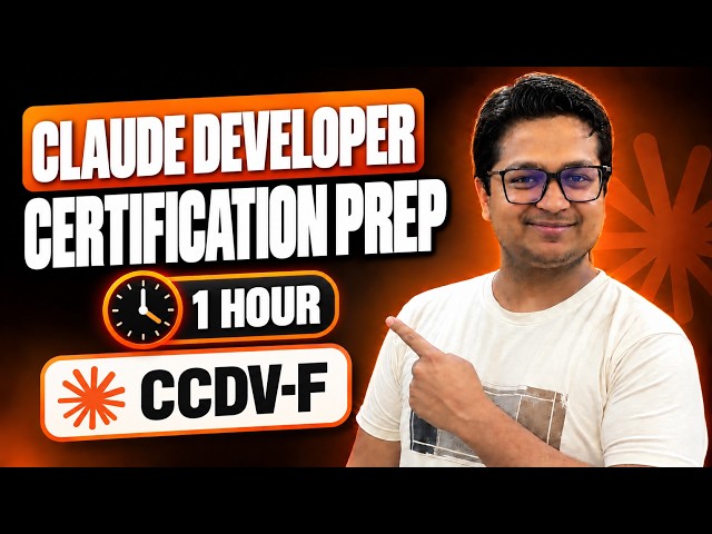 Full Claude Certified Developer Exam Prep in 1 Hour | Guide + Practice Questions