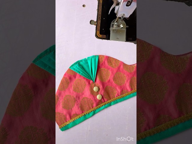 ✨ Trending Blouse Design Stitching | Stylish Sleeve 😍 #shorts # design #artofstitching