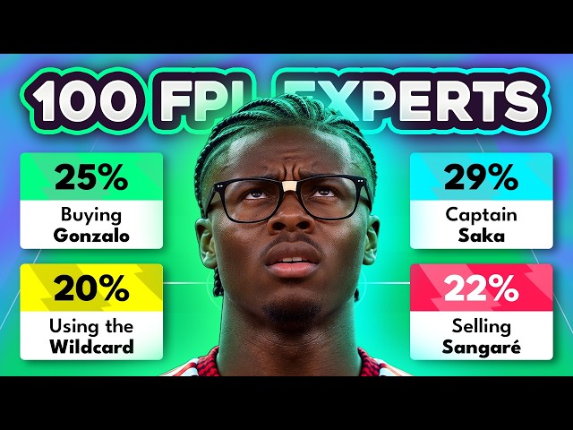 FPL GW6 EXPERT Transfer Trends, Captains & Wildcard Team ! 🧠 100 Experts Reveal Gameweek 6 Plans