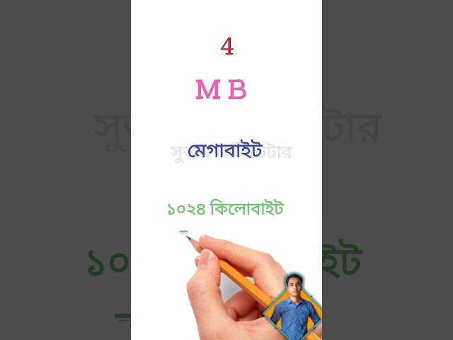 মেমোরি পরিমাপের একক full form বাংলায়