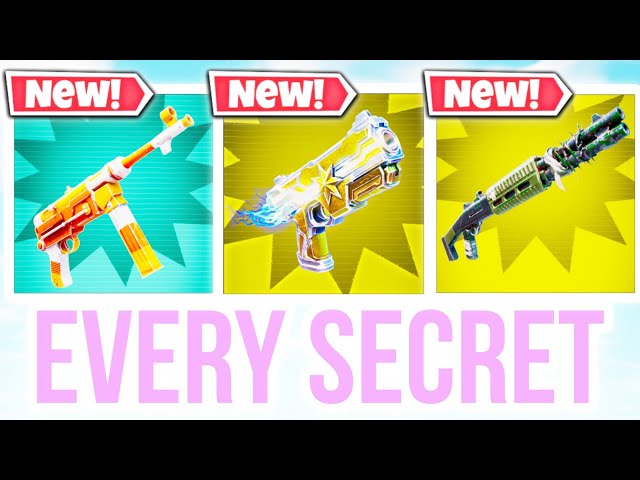 how to get every secret in 1v1 with every gun