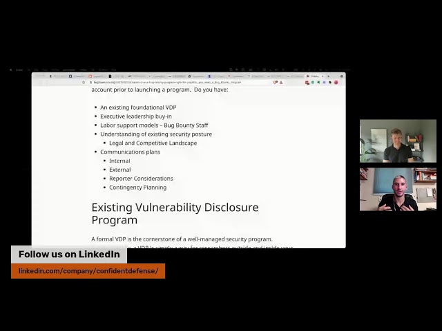 Confident Defense Insights