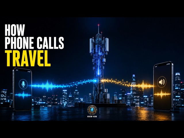 How Phone Calls Actually Travel | Inside a Cellular Network