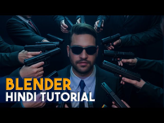 Blender Hindi Tutorial l  Create 3d Character Scene In Blender
