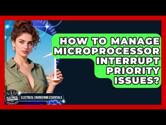 How To Manage Microprocessor Interrupt Priority Issues? - Electrical Engineering Essentials