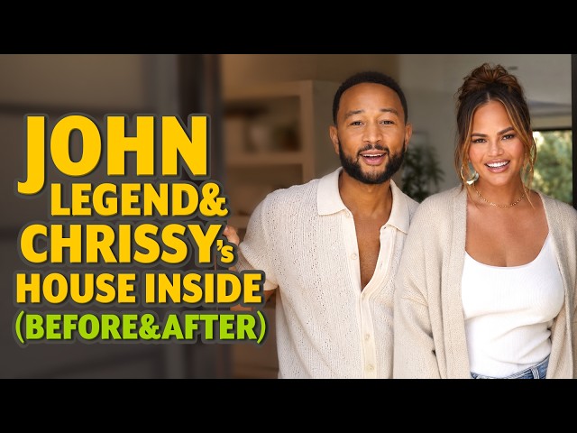 John Legend and Chrissy Teigen's $25M House Before & After Tour | 4K