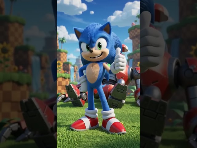 sonic cartoon 3D (2025)