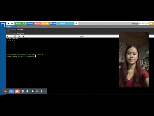 MY C# PATTERN BASED PROGRAM