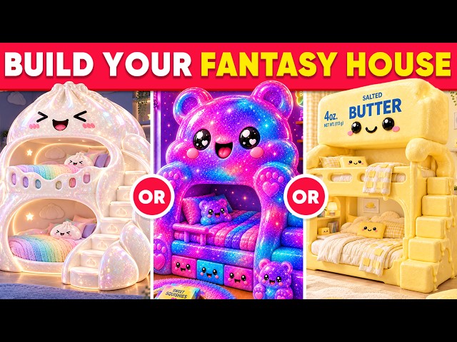 Would You Rather...! Build Your BILLIONAIRE Luxury Dream House 💸🏰💖💎 Jelly Quiz