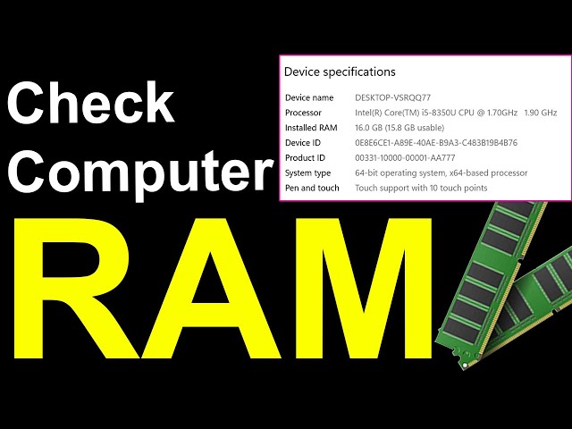 How to Check Computer Ram in Windows [11/10/7/XP]