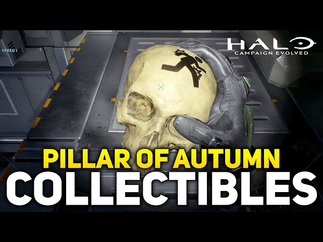 Halo Campaign Evolved - The Pillar of Autumn - Every Skull & Terminal Location