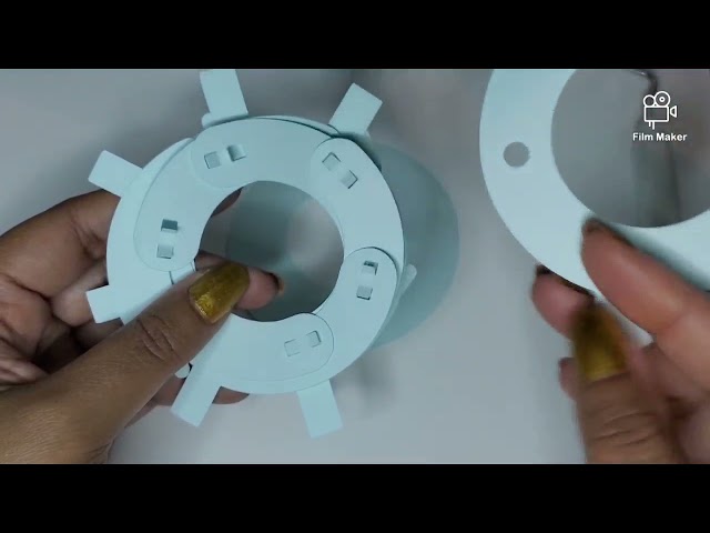 How to assemble the Magic Iris Template.