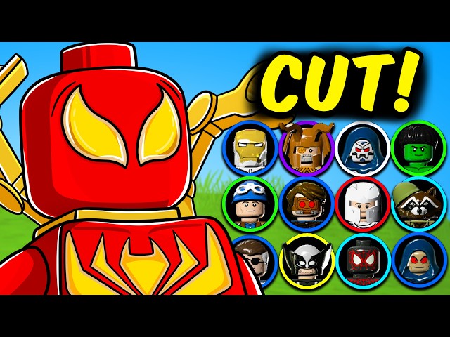 50 DELETED Characters from LEGO Marvel Superheroes!