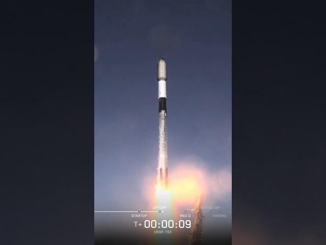 LIFTOFF! SpaceX USSF-153 from California