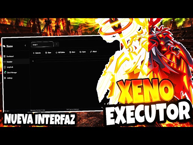 Xeno Executor Para Roblox Pc Actualizado -Nueva Interfaz - Indetectable😱COMO USAR SCRIPTS EN ROBLOX😱