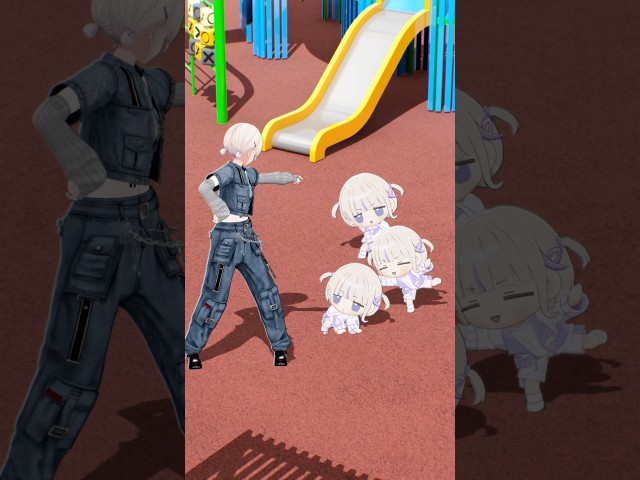 だるまさんが転んだGo Wild【轟はじめ】#shorts #vtuber #gowild