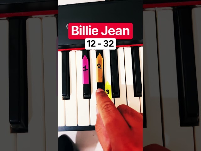 Billie Jean - EASIEST Piano Tutorial Ever! 🎹 | Michael Jackson