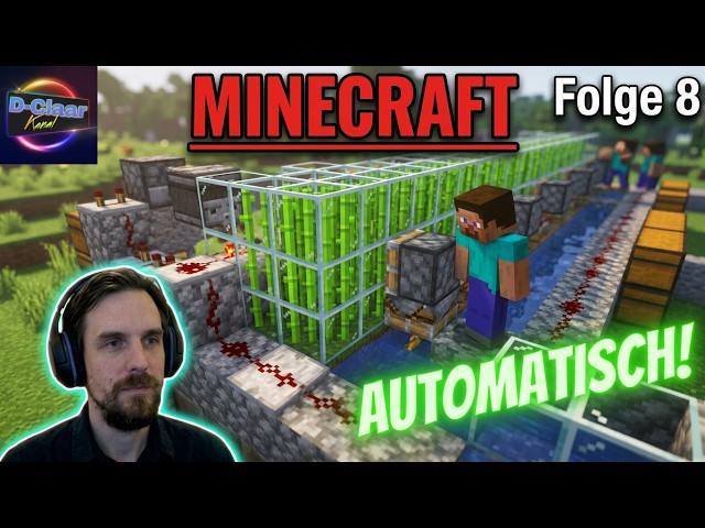 #frming  und Zuckerrohr Farm Bauen Folge 8, Minecraft Java