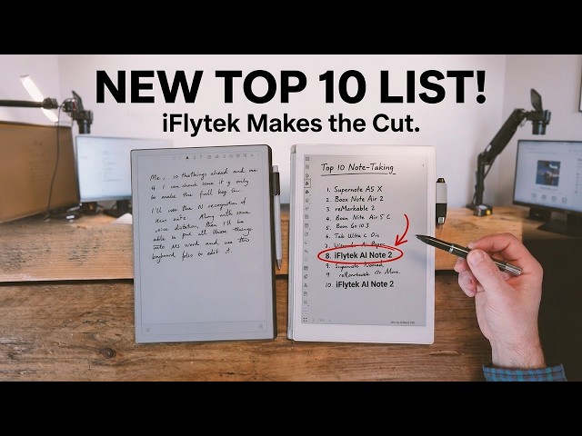 iFlytek AI Note 2 Makes My Top 10 E-Ink Tablets List - Here's Why