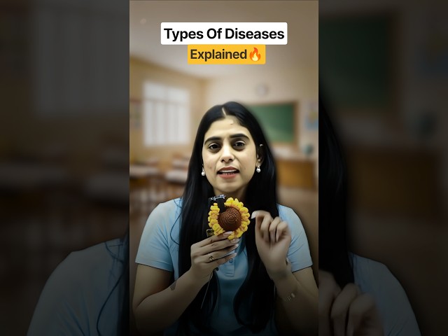 Types Of Diseases Explained🔥 #samridhisharma #class8