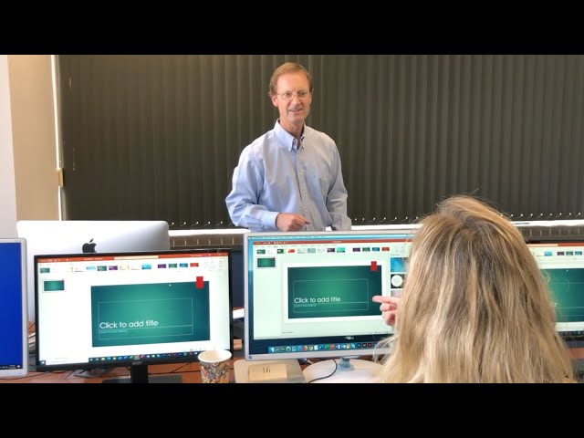 Hands-on computer training classes