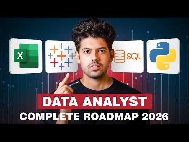 The Complete Data Analyst Roadmap 2026 | Hrithik Mehlawat
